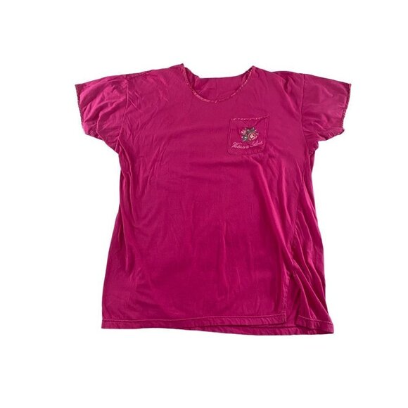 Victoria Secret GOLD LABEL Women's Pink Embroidered Night Shirt - M/L - Picture 1 of 8